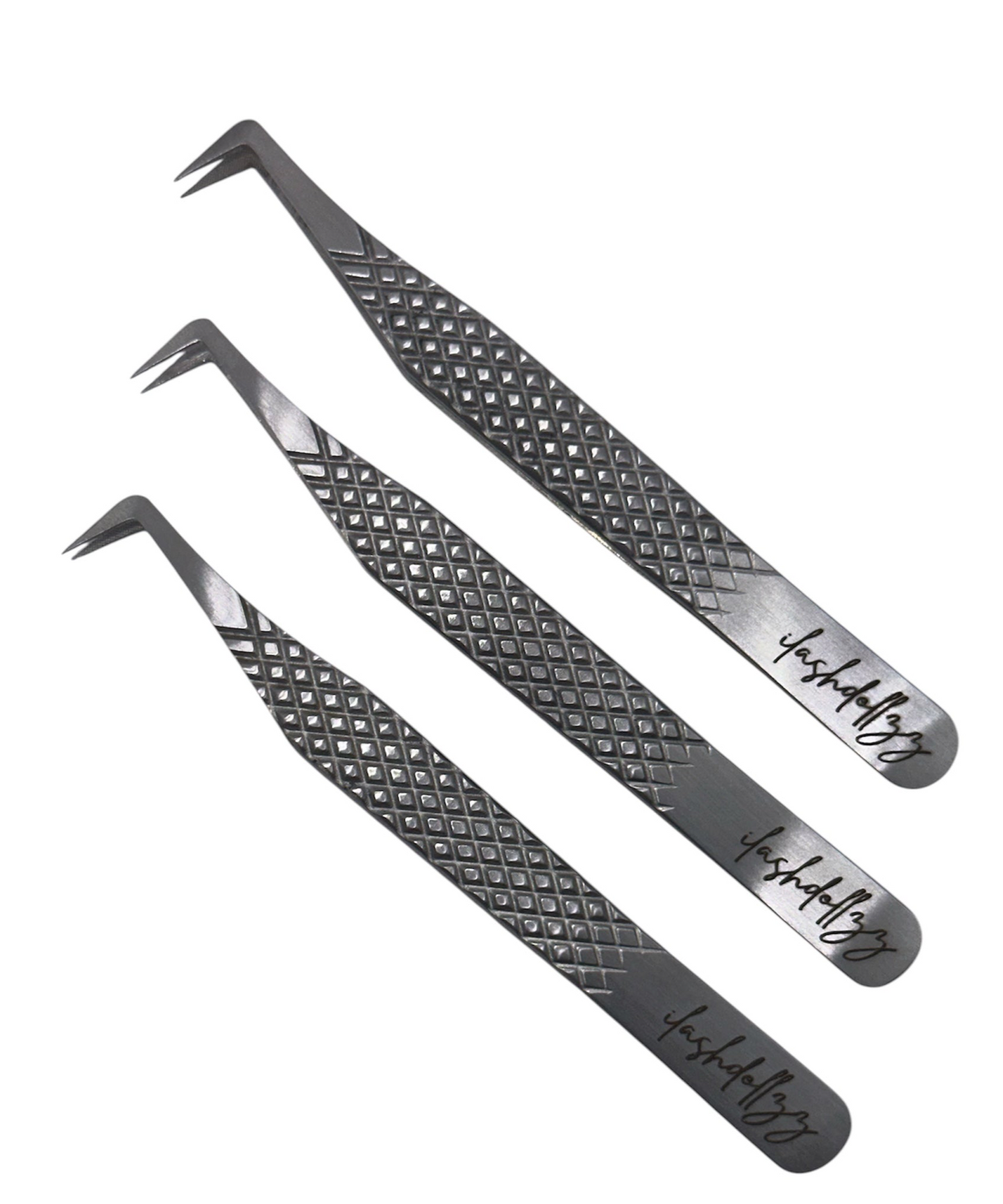 Lash Tweezers Fiber + Smooth Tips